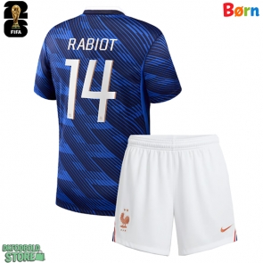 Frankrig Adrien Rabiot #14 Replika Babytøj Hjemmebanesæt Børn VM 2026 Kortærmet (+ Korte bukser)